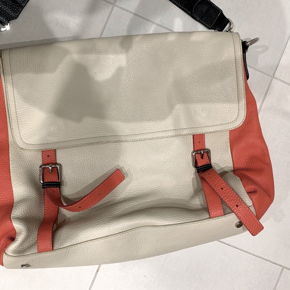 italian leather work bag